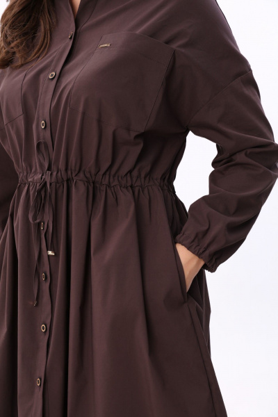 Платье ICY Street 25ICY094Ш-3 шоколад - фото 4