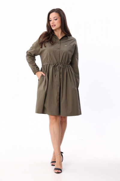 Платье ICY Street 25ICY094Х-3 хаки - фото 3