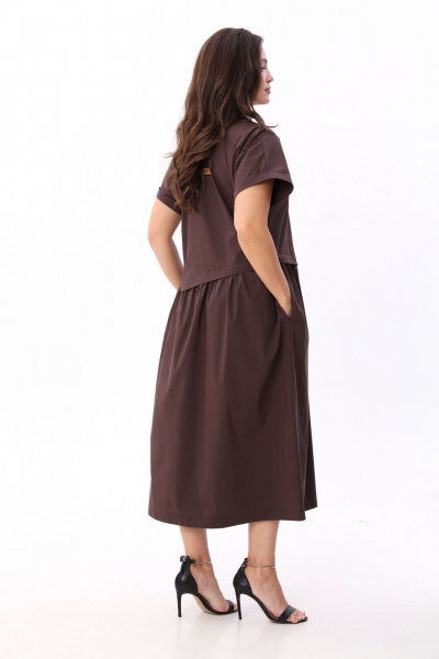 Платье ICY Street 25ICY087Ш шоколад - фото 4