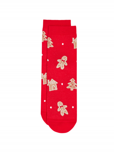 Носки CONTE ELEGANT NEW YEAR красный 21С-76СП - фото 3