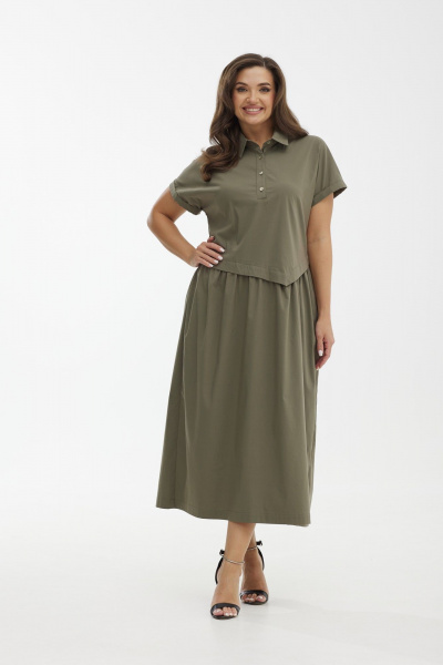 Платье ICY Street 25ICY087Х хаки - фото 1