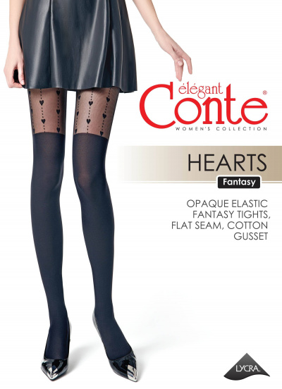 Колготки CONTE HEARTS nero 22С-137СП - фото 1