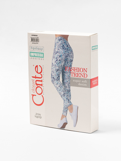 Леггинсы CONTE IMPRESSA bright turquise 17С-398ТСП - фото 1