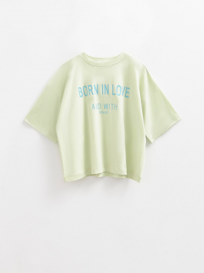 Футболка CONTE LD 2677 pistachio-born in love 23С-2693ТСП - фото 1