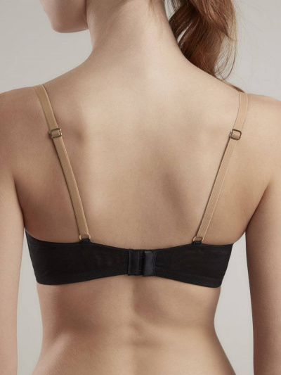 Бюстгальтер CONTE SATIN TB7174 карамель с черным 21С-0052КСП - фото 2