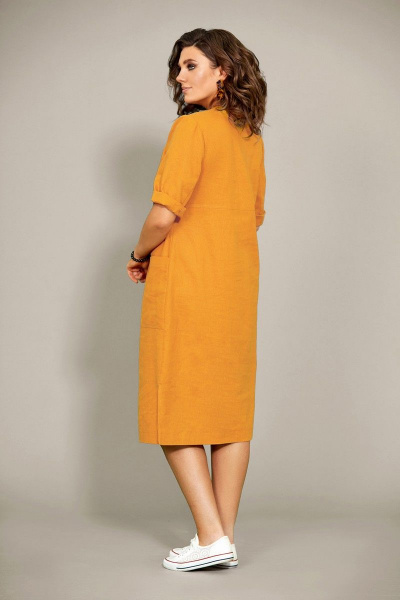 Платье Mubliz 435 горчица - фото 2