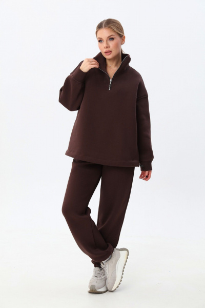 Брюки ICY Street 24ICY121Ш-2 шоколад - фото 1