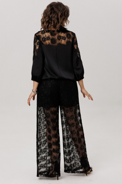 Блуза Anelli 1790 черный_бриллиант - фото 7