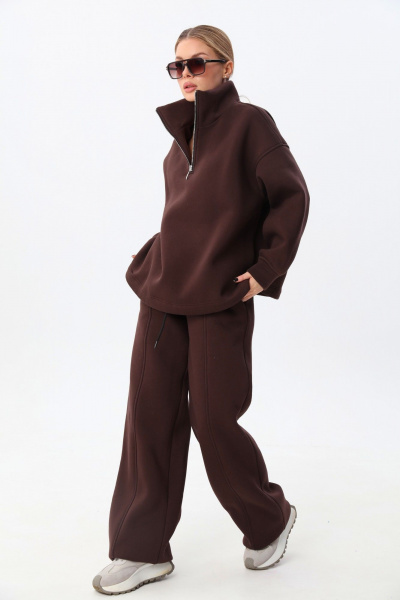 Брюки ICY Street 24ICY123Ш-2 шоколад - фото 1