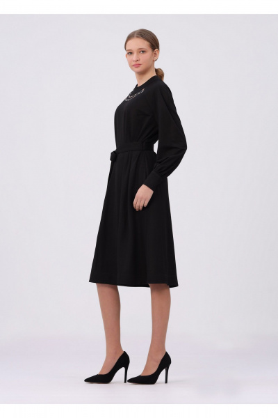 Платье Полинушка 481р/1 черный - фото 2