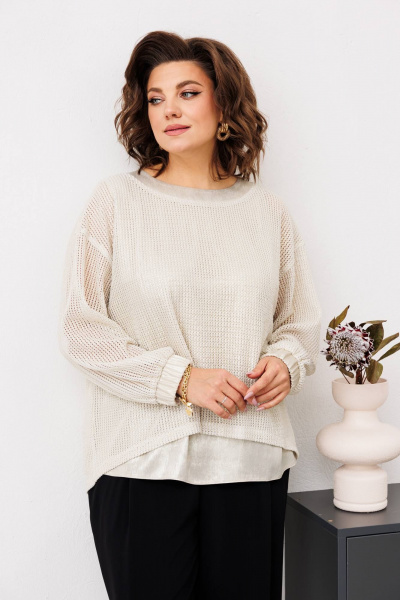 Брюки, джемпер, топ Romanovich Style 2-2734 золото - фото 8