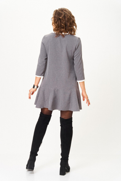 Платье Michel chic 2184 серый - фото 6