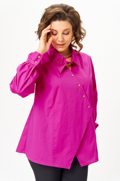 Блуза Michel chic 789 фуксия - фото 6