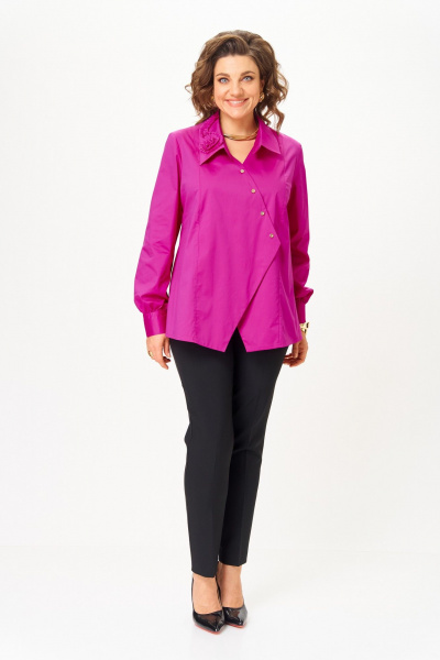 Блуза Michel chic 789 фуксия - фото 2