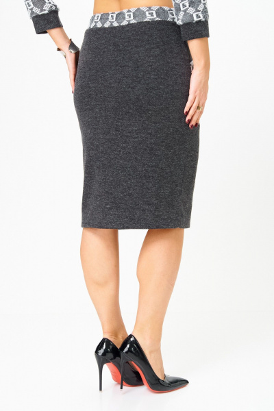 Джемпер, юбка Galean Style 786.1 графит_орнамент - фото 13