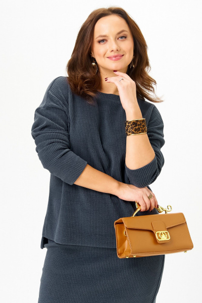 Свитшот, юбка Galean Style 990 темно-синий - фото 10