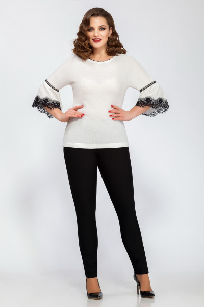 Джемпер Медея и К 1945 белый - фото 1