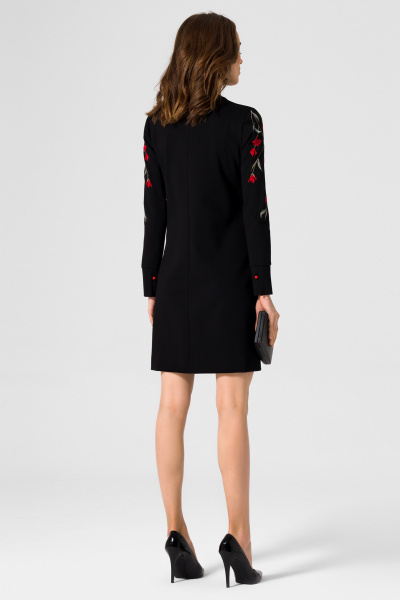 Платье Панда 19480z черный - фото 2