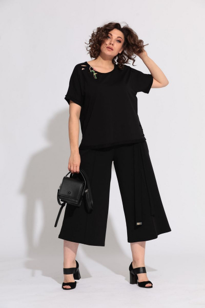 Кюлоты BegiModa 6003 черный - фото 7