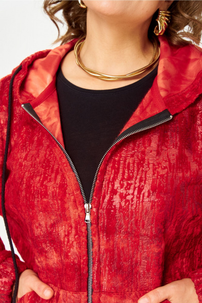 Брюки, худи ANASTASIA MAK 1310 красный - фото 8