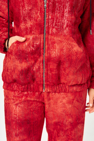 Брюки, худи ANASTASIA MAK 1310 красный - фото 7
