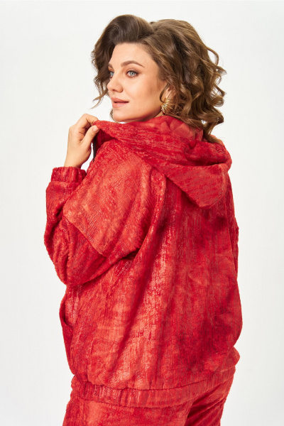 Брюки, худи ANASTASIA MAK 1310 красный - фото 6