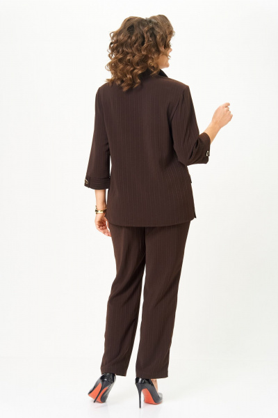 Брюки, жакет ANASTASIA MAK 1311 коричневый - фото 10