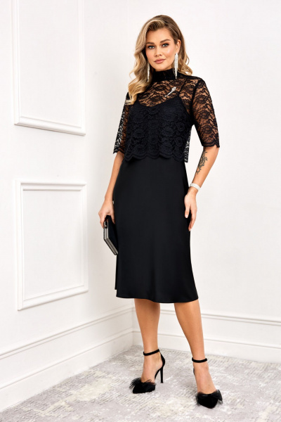 Блуза, платье AGATTI 5998 черный - фото 1