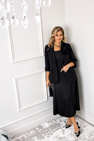 Жакет, платье AGATTI 5891 черный - фото 8