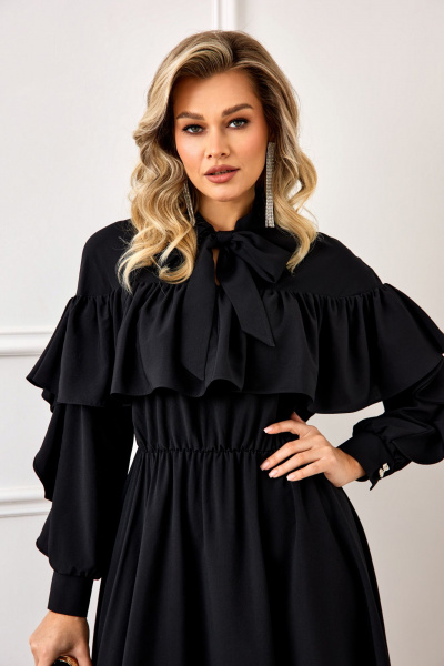 Платье AGATTI 5898 черный - фото 4