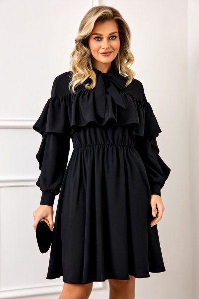 Платье AGATTI 5898 черный - фото 3