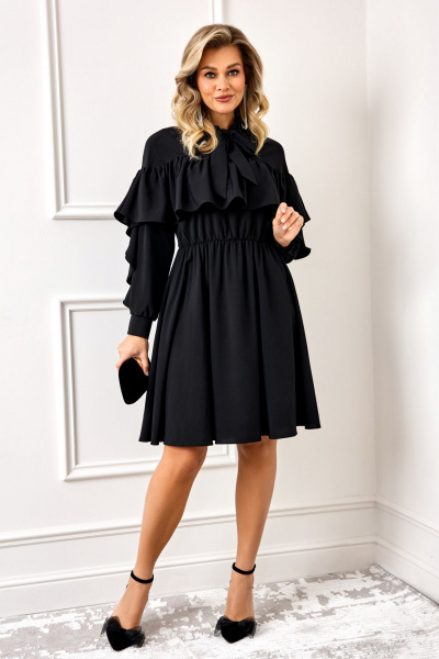 Платье AGATTI 5898 черный - фото 1