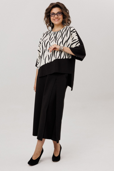 Блуза, кюлоты Anelli 1793.1 базальтовый_гром - фото 11