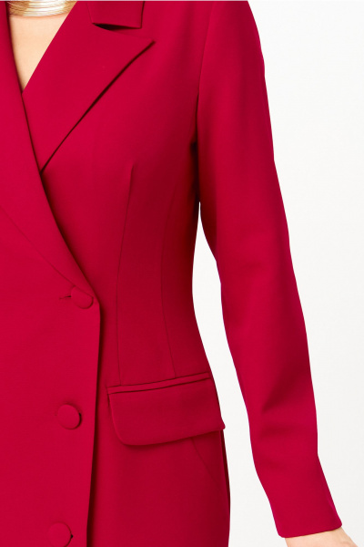 Платье Орхидея 1648 красный - фото 4