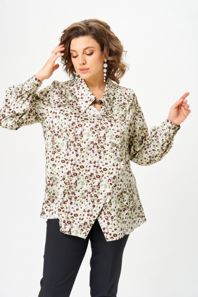 Блуза Michel chic 789 цветочный_принт - фото 6