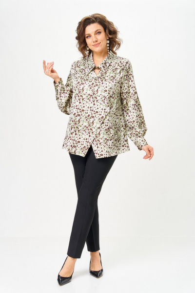 Блуза Michel chic 789 цветочный_принт - фото 2
