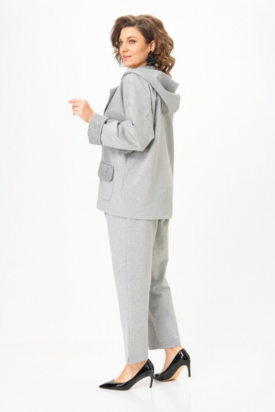 Брюки, жакет Michel chic 1437/1 призрачный_серый - фото 4