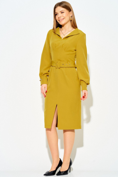 Платье Laikony L-543 лайм_бронз - фото 10