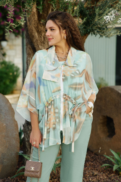 Брюки Vittoria Queen 27853бр мятный - фото 5