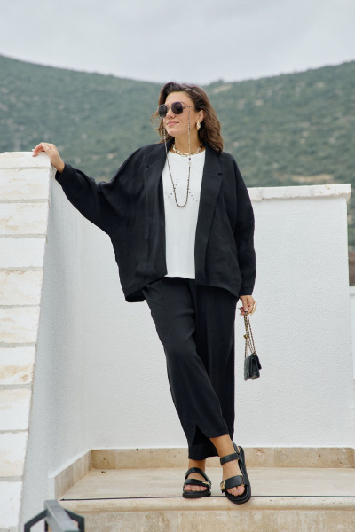 Жакет Vittoria Queen 28553ж черный - фото 1