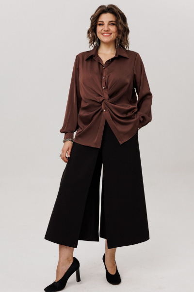 Блуза Anelli 1791 айс_брауни - фото 3