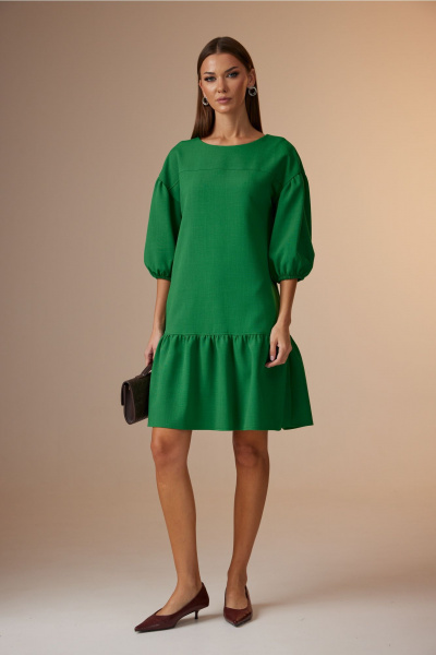 Платье N.O.W. 1649 зеленый - фото 1