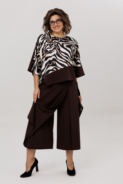 Блуза, кюлоты Anelli 1793.1 каменные_горы - фото 4