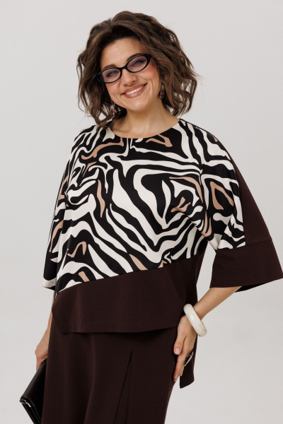 Блуза, кюлоты Anelli 1793.1 каменные_горы - фото 3