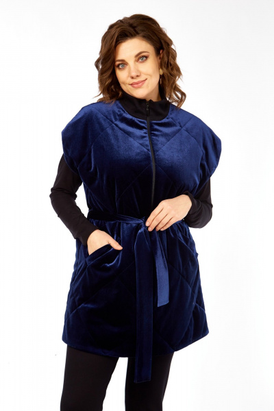 Жилет Avenue 0402 темно-синий - фото 1