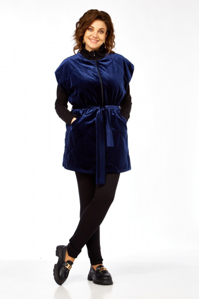 Жилет Avenue 0402 темно-синий - фото 7