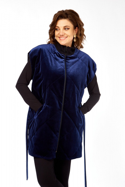 Жилет Avenue 0402 темно-синий - фото 6