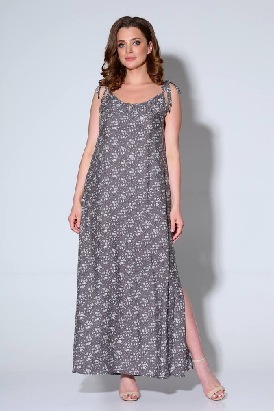 Платье и жакет летний повседневный стиль из текстиля Liona Style 589 /1 - фото 3