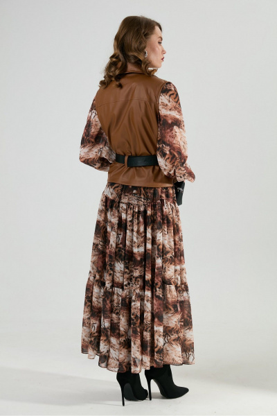 Жилет, ремень NikVa 1026-1 шоколад - фото 5