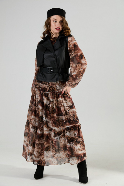 Жилет, ремень NikVa 1026-2 чёрный - фото 3